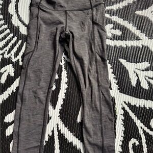 lululemon athletica Black Leggings with Breathable Fabric